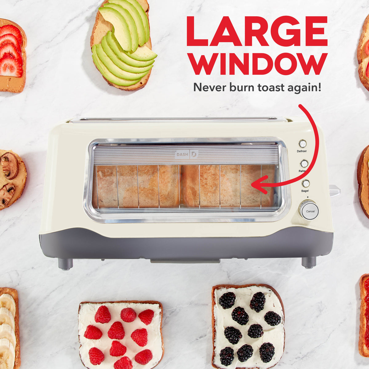 Clear View Toaster